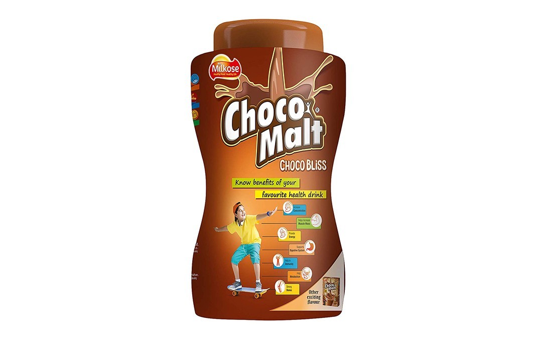 Milkose Choco Malt Choco Bliss    Plastic Jar  500 grams